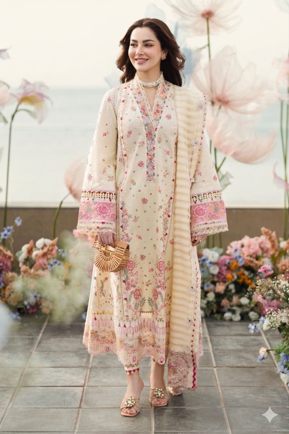 QALAMKAR (LAWN) Scarlett 80/80 Lawn 3 Pieces — image 3 of 3