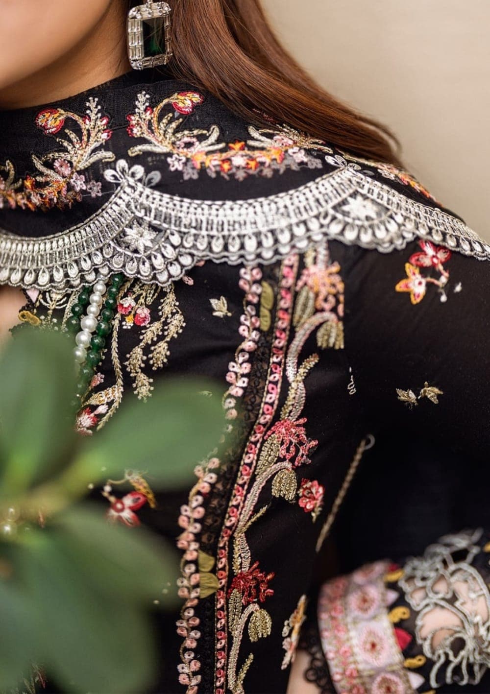 Qalamkar - SAHIL KINARE LUXURY LAWN 80/80 Lawn 3 Pieces vol-2 — image 5 of 6