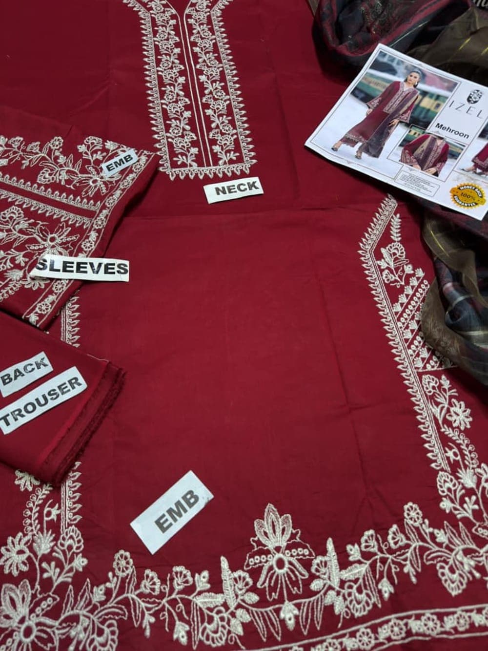 IZEL (PREMIUM DHANAK) Dhanak 3 Pieces — image 5 of 5